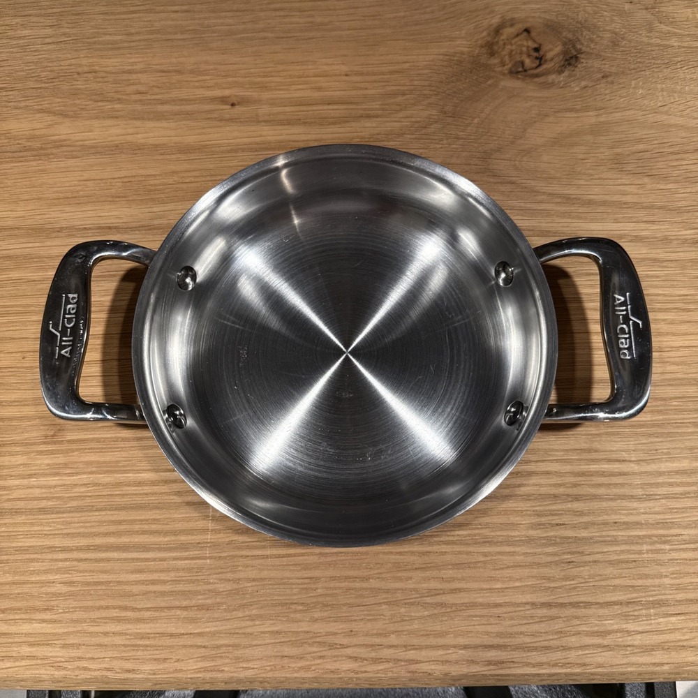 6” Mini-All-Clad Stainless Steel 2-Handle Pan - Silver